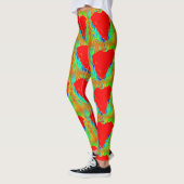Rotsteinherzen grün leggings (Links)