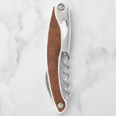 Rotsteinmuster Kellnermesser (Rückseite)