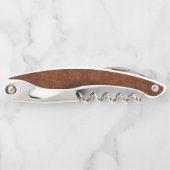 Rotsteinmuster Kellnermesser (Vorderseite)