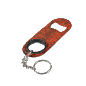 Rotsteinmuster Mini Flaschenöffner (Rückseite Schrägansicht)