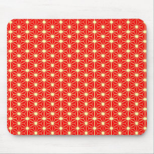 Rotsternmuster Mousepad