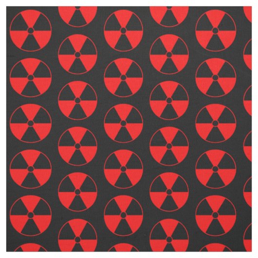 Rotstrahlsymbol Stoff (Muster)