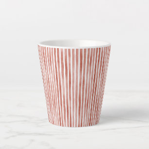 Rotstreifen Weihnachten Milchtasse