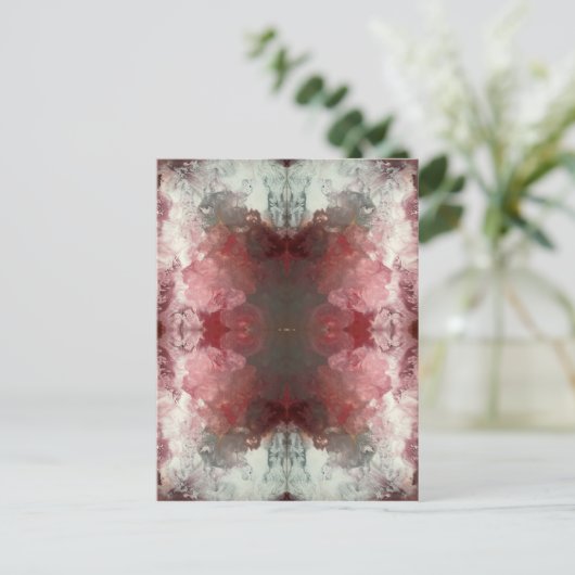 Rotstrommuster Postkarte (Stehend Vorderseite)