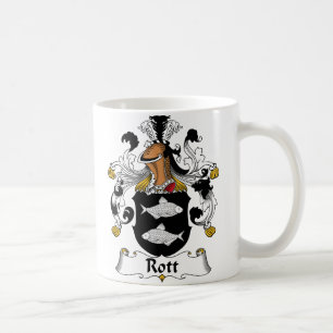 Rott Familienwappen Kaffeetasse