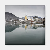 Rottach-Egern im Tegernsee, Bayern im Winter Magnet (Vorne)