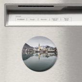 Rottach-Egern im Tegernsee, Bayern im Winter Magnet (In Situ (Geschirrspüler))