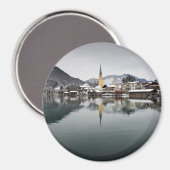 Rottach-Egern im Tegernsee, Bayern im Winter Magnet (Vorderseite/Rückseite)
