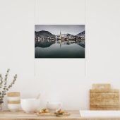 Rottach-Egern im Tegernsee, Bayern im Winter Poster (Küche)