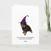 Rotte Rotzunge Karte (Rückseite)