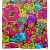 Rotten Desserts Duschvorhang (Vorderseite)