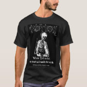 Rotten Dot Com Rotten.Com Design Macabre Skelett T-Shirt (Vorderseite)
