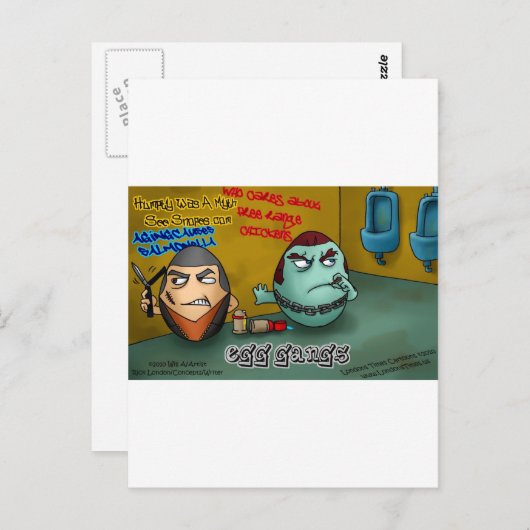 Rotten Egg Gangs Funny T-Shirts Tasse Karten und G (Vorne/Hinten)