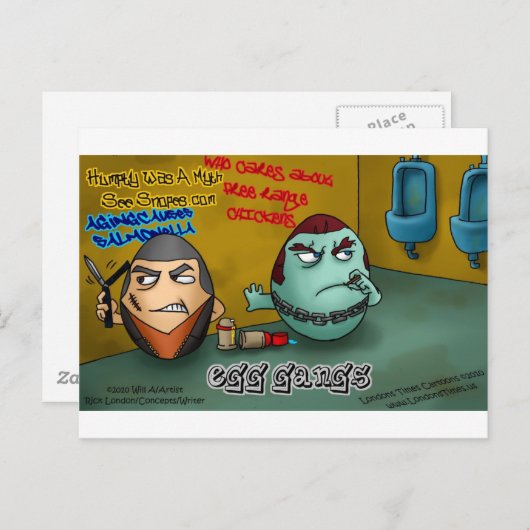 Rotten Egg Gangs Funny T-Shirts Tasse Karten und G (Vorne/Hinten)