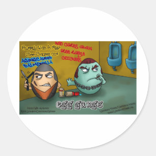 Rotten Egg Gangs Funny T-Shirts Tasse Karten und G Runder Aufkleber