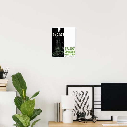 Rotten Living Poster (Heimbüro)