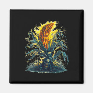 Rotten Mais Mais Ghost Ghoul Harvest Halloween Fu Magnet