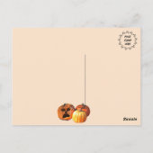 Rotten Pumpkins Halloween Postcard Postkarte (Rückseite)