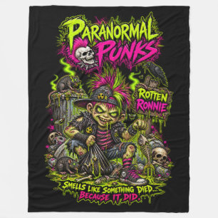 Rotten Ronnie - Paranormal Punks Fleece-Decke Fleecedecke