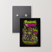 Rotten Ronnie – Paranormale Punks Button (Vorderseite/Rückseite)