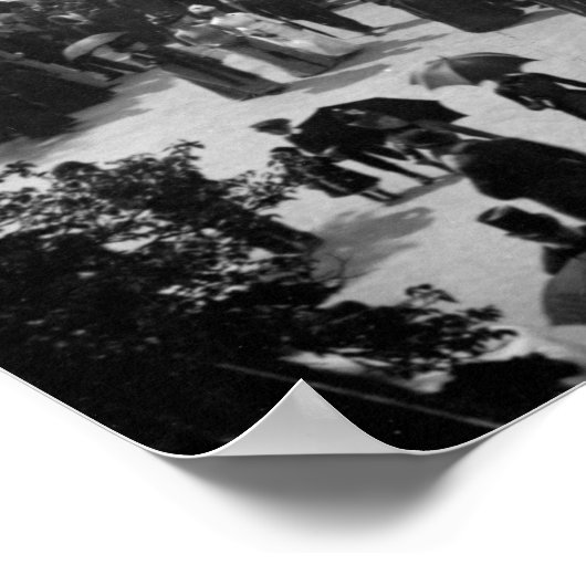 Rotten Row in Hyde Park, London, c.1890 Poster (Ecke)