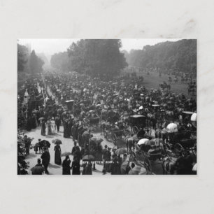 Rotten Row in Hyde Park, London, c.1890 Postkarte