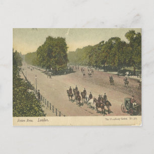 Rotten Row London Vintage Postage. Postkarte