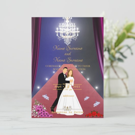 Rotteppich Einladung (Stehend Vorderseite)