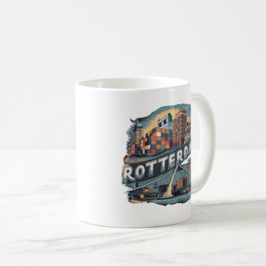 Rotteram Kaffeetasse (VorderseiteRechts)