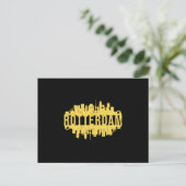 Rotterdam City Cityscape Skyline Trip Funny Gift Postkarte (Stehend Vorderseite)