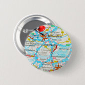 Rotterdam, die Niederlande Button (Vorne & Hinten)
