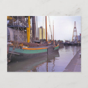 Rotterdam, historische Schiffe, niederländische Se Postkarte