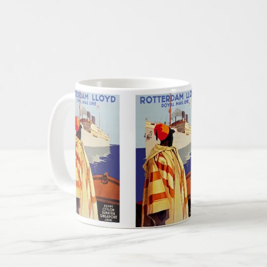 Rotterdam Lloyd Kaffeetasse (Vorderseite Links)