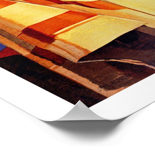 Rotterdam Lloyd Poster (Ecke)