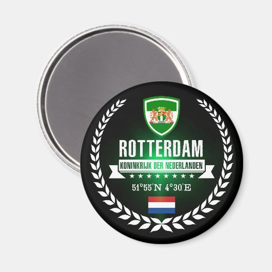 Rotterdam Magnet (Vorderseite/Rückseite)