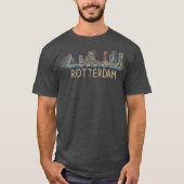 Rotterdam Niederlande Einmaliges Kunsthandwerksges T-Shirt (Vorderseite)