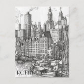 Rotterdam, Niederlande Postkarte (Vorderseite)