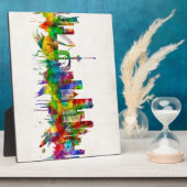 Rotterdam Niederlande Skyline Fotoplatte (Seite)