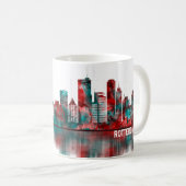 Rotterdam Niederlande Skyline Kaffeetasse (VorderseiteRechts)