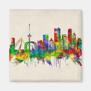Rotterdam Niederlande Skyline Magnet