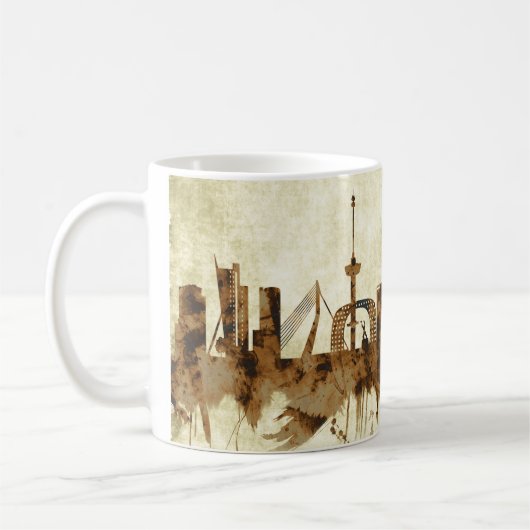 Rotterdam Niederlande Stadtbild Kaffeetasse (Links)
