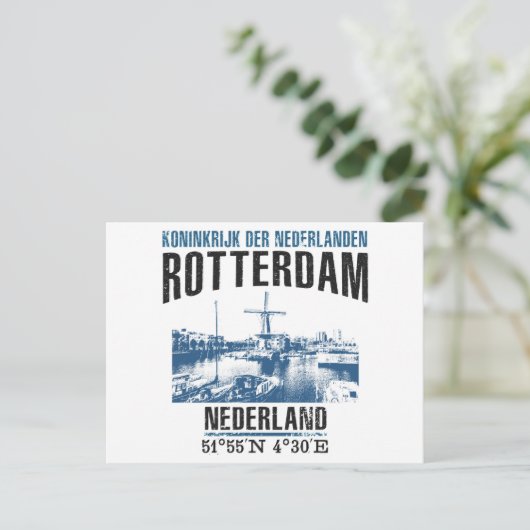 Rotterdam Postkarte (Stehend Vorderseite)