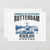 Rotterdam Postkarte (Vorne/Hinten)