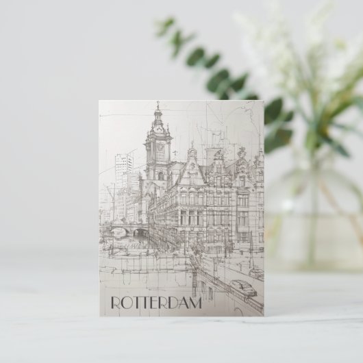 Rotterdam Postkarte (Stehend Vorderseite)