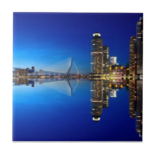 Rotterdam Skyline Cityscape Fliese