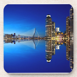 Rotterdam Skyline Cityscape Getränkeuntersetzer