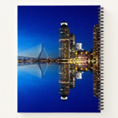 Rotterdam Skyline Cityscape Notizblock (Rückseite)