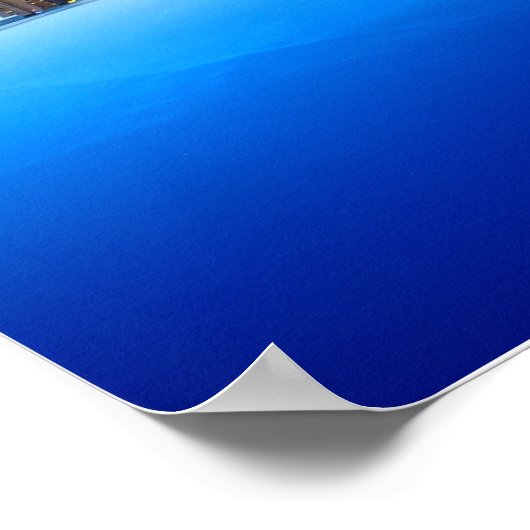 Rotterdam Skyline Cityscape Poster (Ecke)