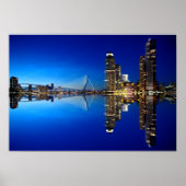 Rotterdam Skyline Cityscape Poster (Vorne)