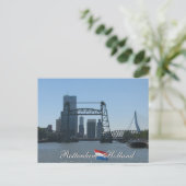 Rotterdam Skyline Holland Postcard Postkarte (Stehend Vorderseite)
